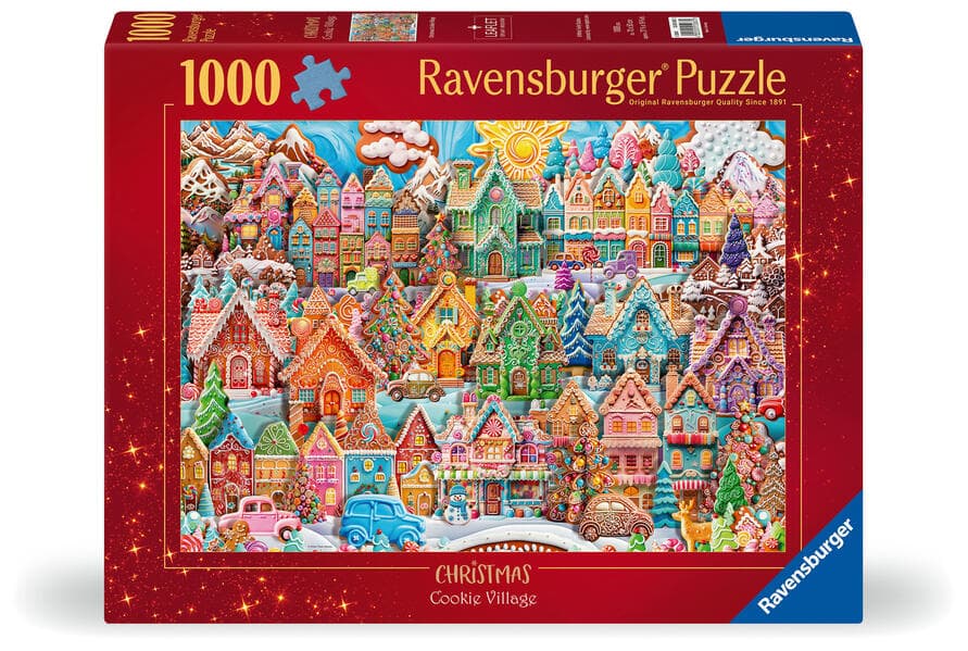Adult puzzle 1000 Teile - Das Dorf der Weihnachtsplätzchen