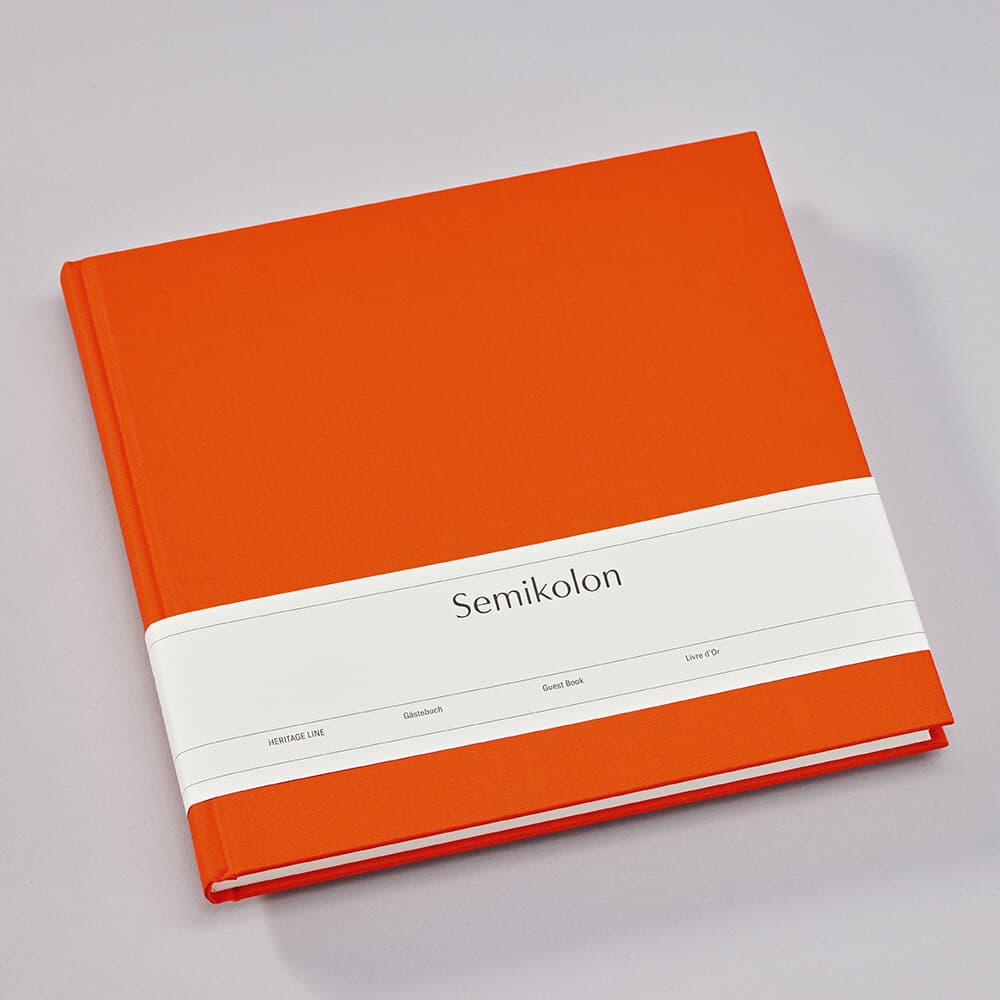 353541 Gästebuch orange