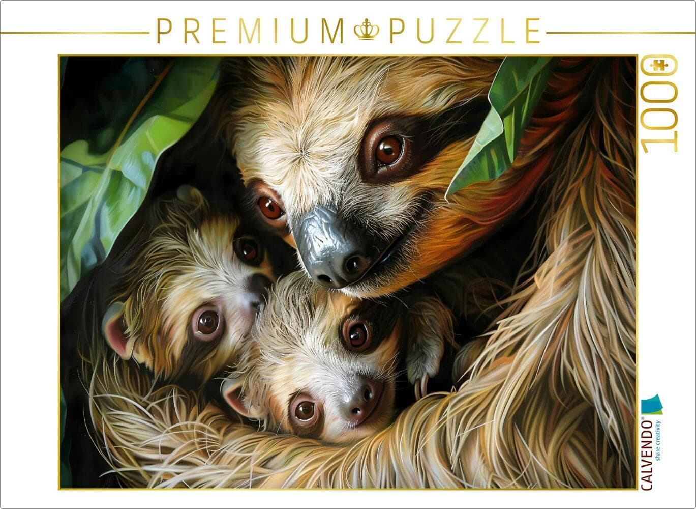 CALVENDO Puzzle Ein Motiv aus dem Kalender "Tierkinder des Südens" | 1000 Teile Lege-Größe 64x48cm F