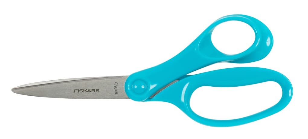 Fiskars Schulschere ab 12 Jahre, 18 cm petrol