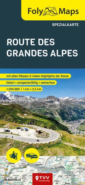 FolyMaps Route des Grandes Alpes Spezialkarte