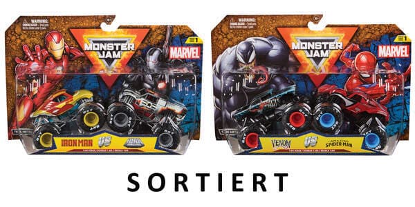 Spin Master - Monster Jam 2 - Pack 1:64 Marvel