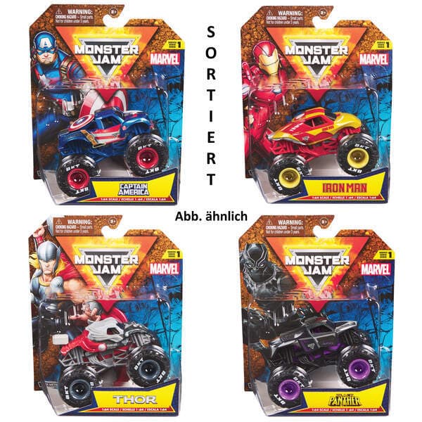 Spin Master - Monster Jam - Single 1:64 Marvel