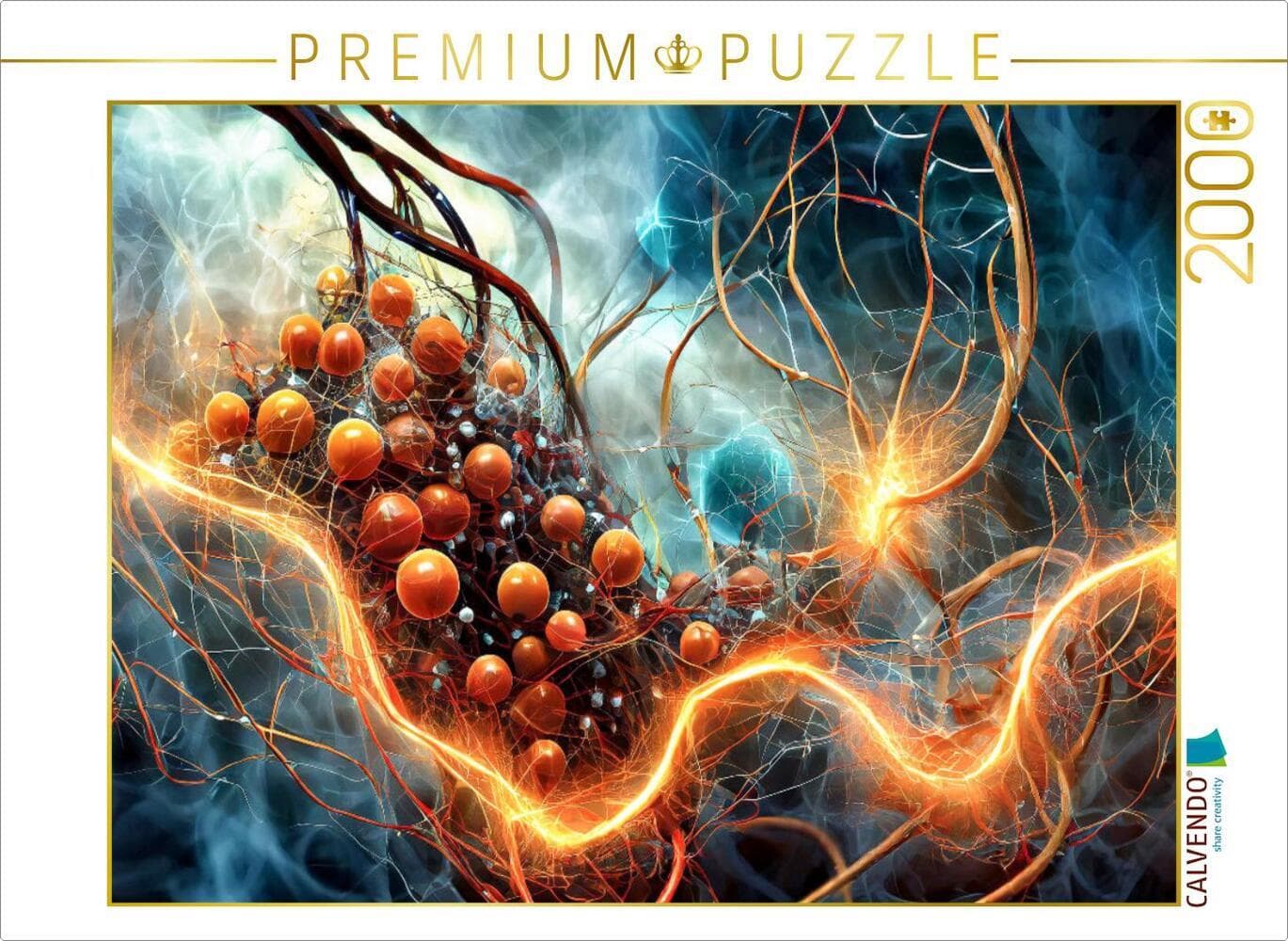 CALVENDO Puzzle Reibung und Entzündung | 2000 Teile Lege-Größe 90x67cm Foto-Puzzle für glückliche St