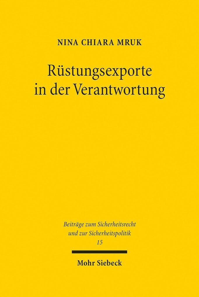 Rüstungsexporte in der Verantwortung