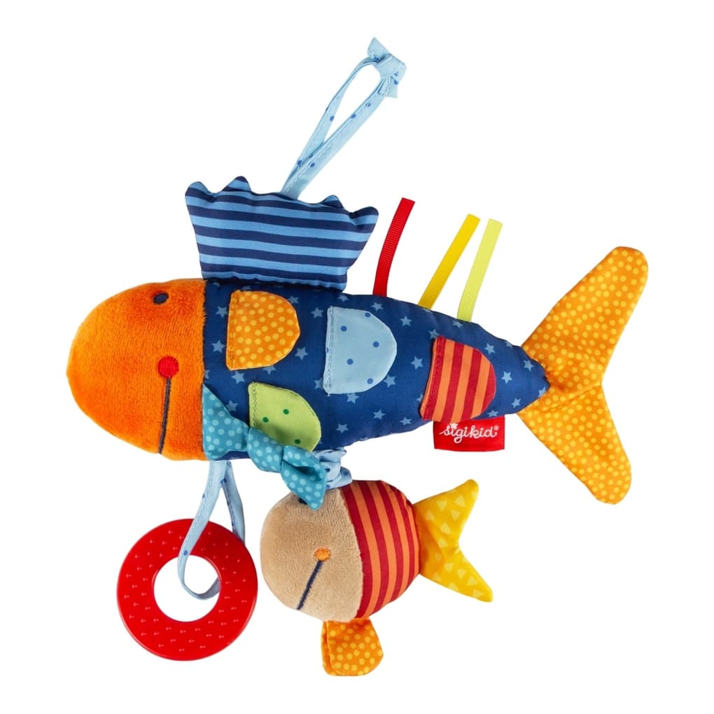 sigikid 40104 - Aktiv-Fisch Kinderbunt, Babyspielzeug