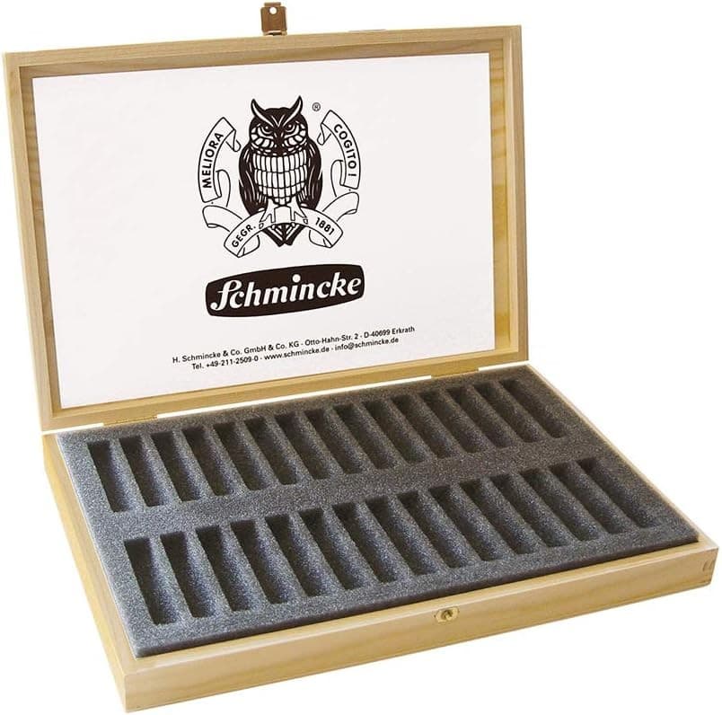 Schmincke Leerkasten für Pastell, Holz für 30 Stifte
