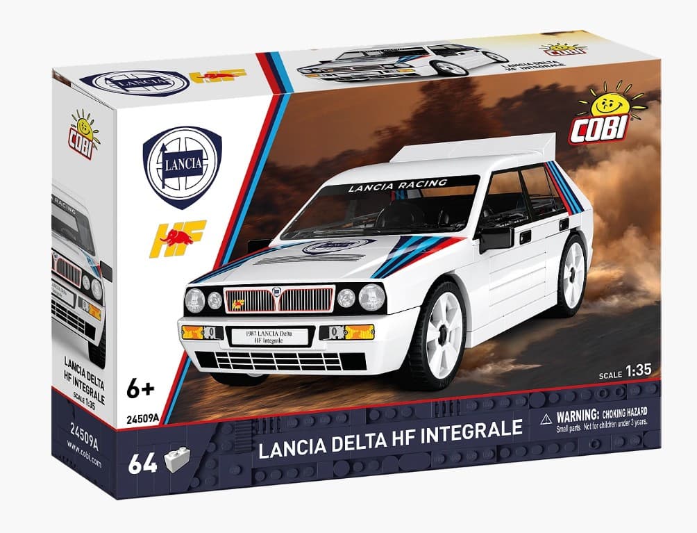 COBI 24509 - Lancia Delta HF Integrale, Maßstab 1:35, Bausatz, 63 Klemmbausteine