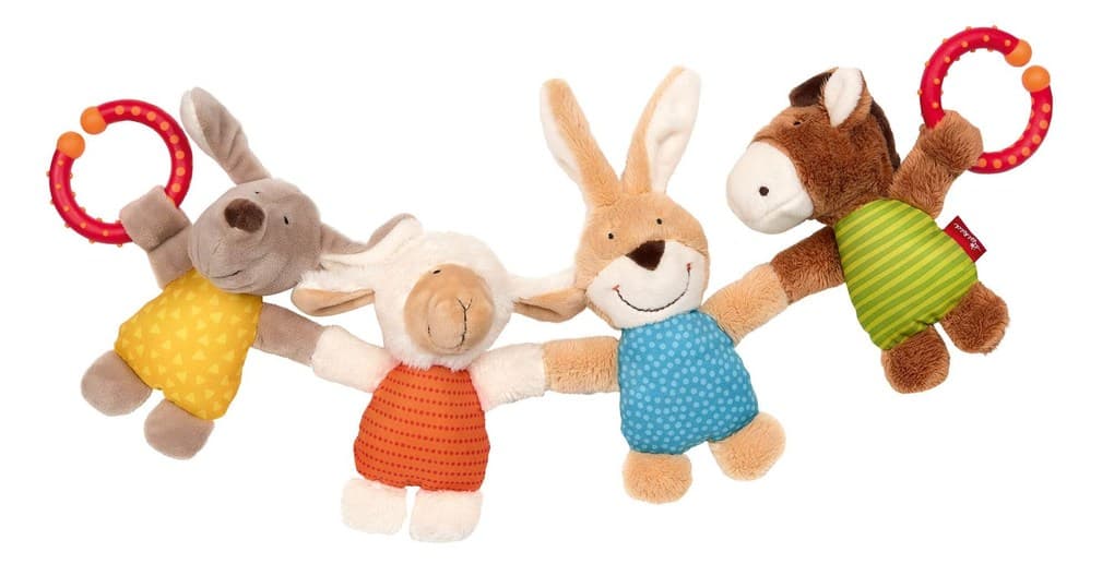 sigikid 42552 - Wagenkette Tiere Kinderbunt