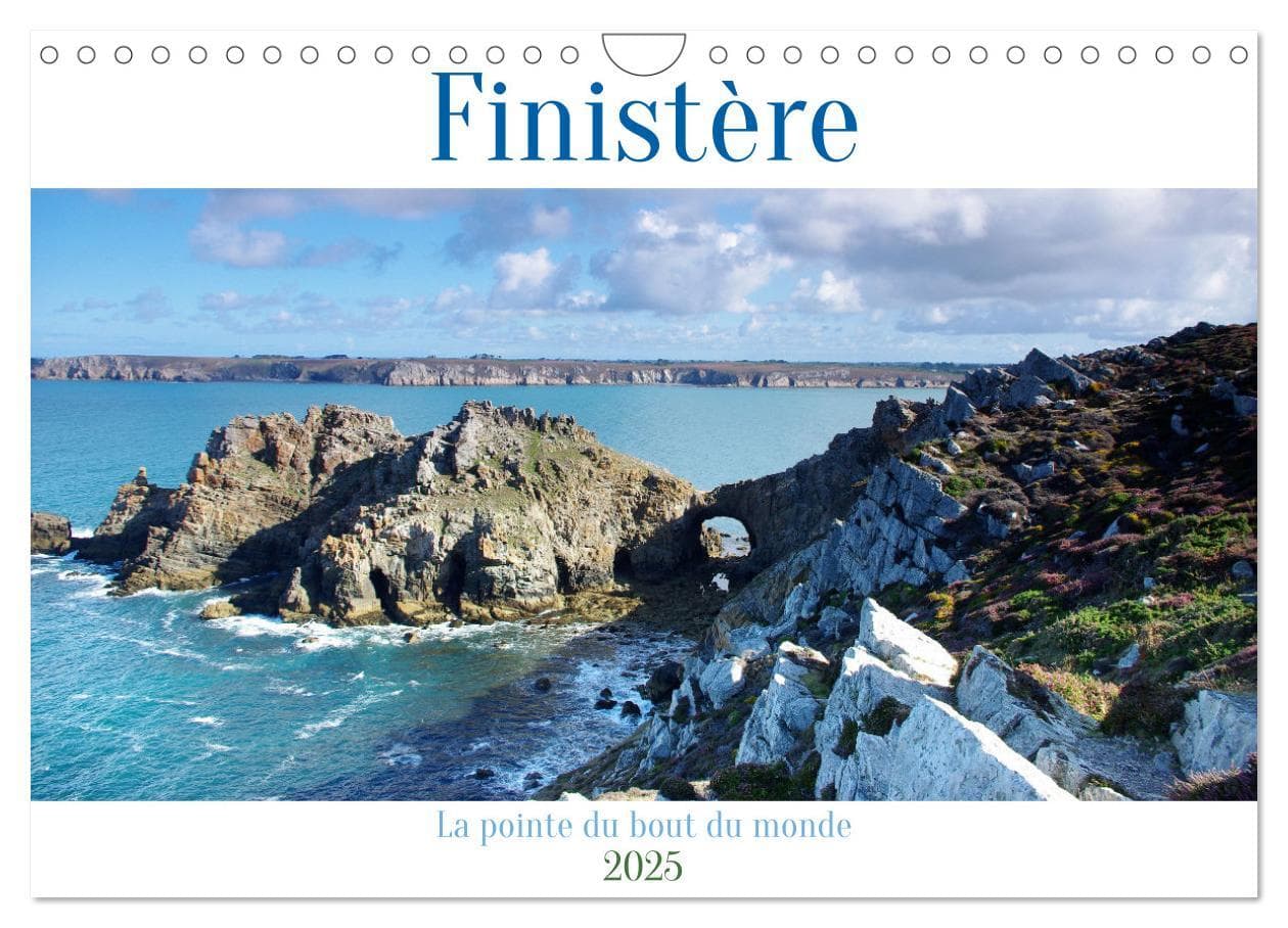 FINISTERE La pointe du bout du monde (Calendrier mural 2025 DIN A4 vertical), CALVENDO calendrier mensuel