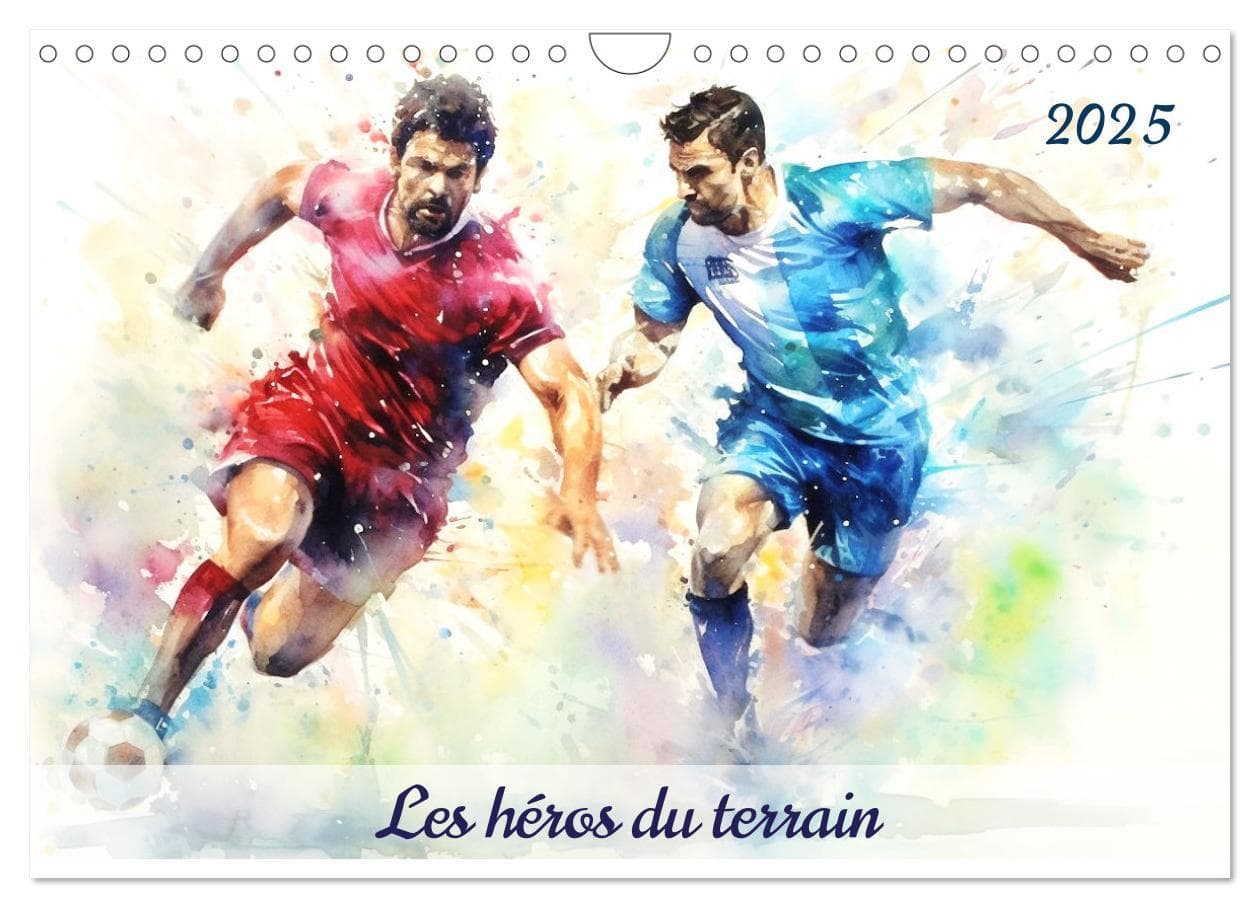 Les héros du terrain (Calendrier mural 2025 DIN A4 vertical), CALVENDO calendrier mensuel