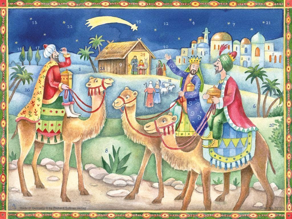 Adventskalender "Heilige Drei Könige bringen Gaben"