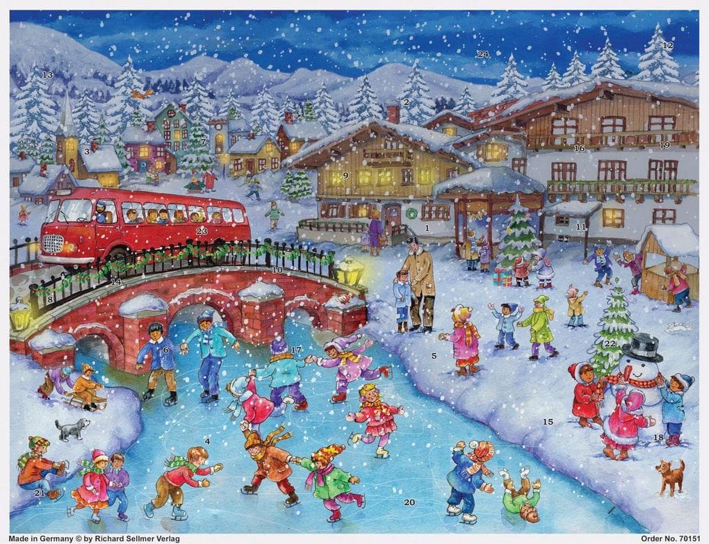 Adventskalender "Spiel und Spass im Schnee"