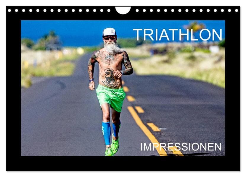 TRIATHLON Impressionen (Wandkalender 2025 DIN A4 quer), CALVENDO Monatskalender
