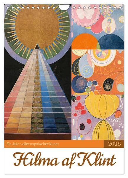 Hilma af Klint - Ein Jahr voller mystischer Kunst (Wandkalender 2025 DIN A4 hoch), CALVENDO Monatskalender