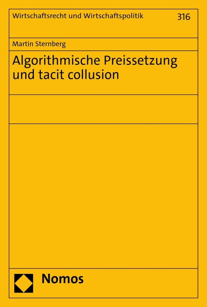 Algorithmische Preissetzung und tacit collusion