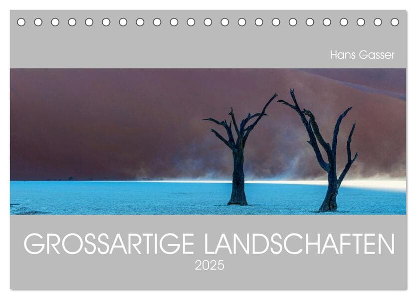 GROSSARTIGE LANDSCHAFTEN 2025 (Tischkalender 2025 DIN A5 quer), CALVENDO Monatskalender