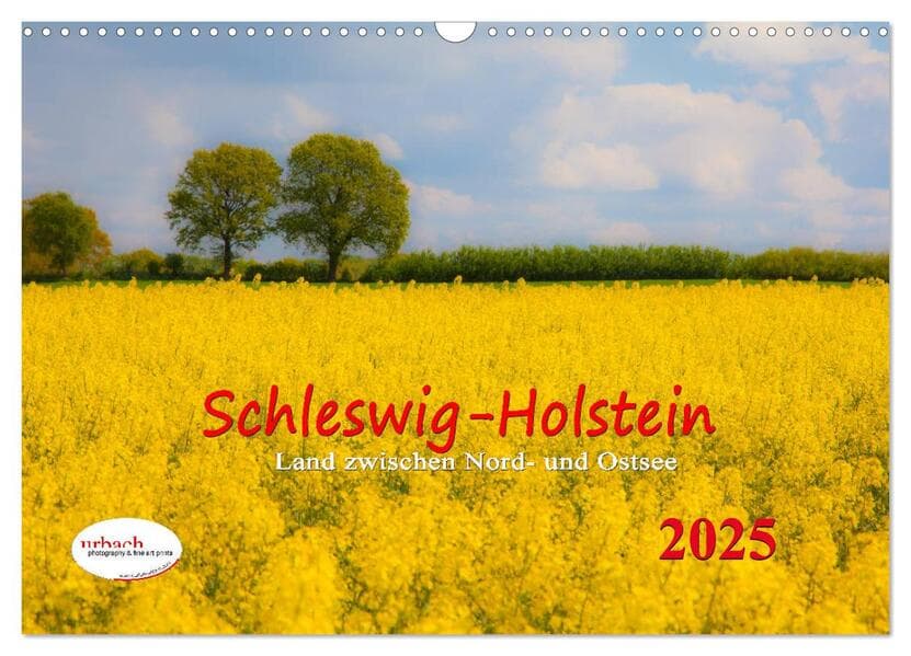 Schleswig-Holstein Land zwischen Nord- und Ostsee (Wandkalender 2025 DIN A3 quer), CALVENDO Monatskalender