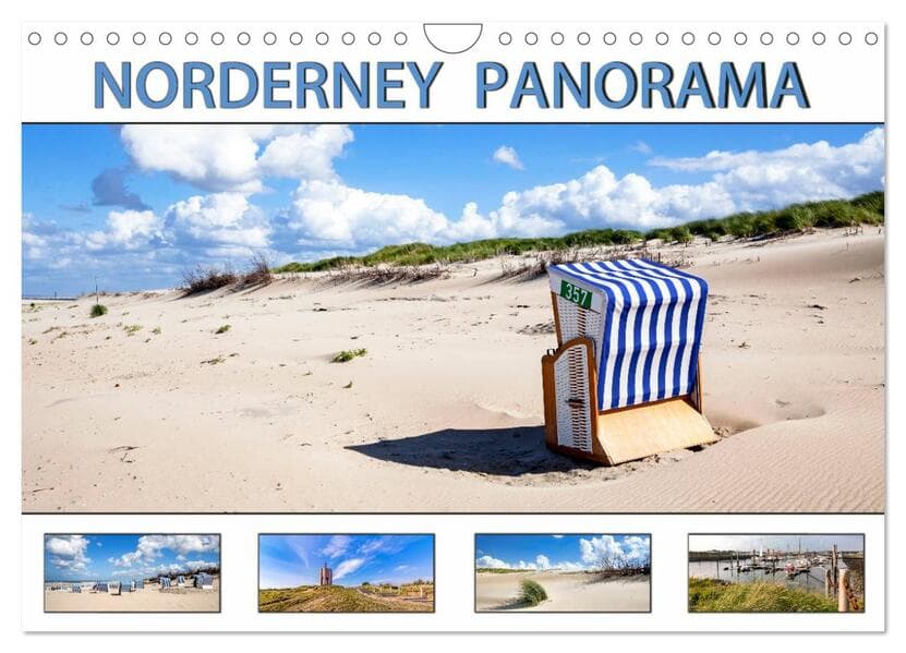 NORDERNEY PANORAMA (Wandkalender 2025 DIN A4 quer), CALVENDO Monatskalender