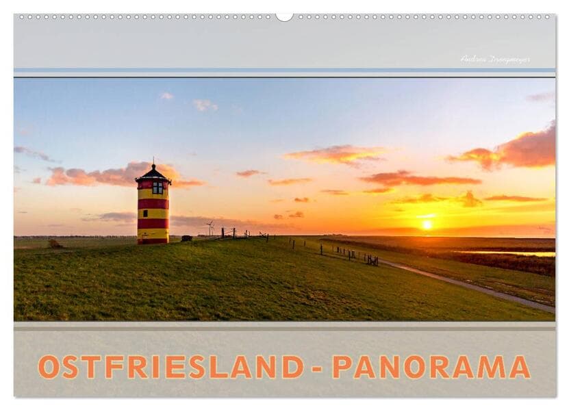 Ostfriesland-Panorama (Wandkalender 2025 DIN A2 quer), CALVENDO Monatskalender