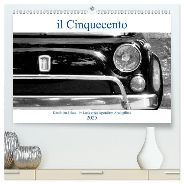 il Cinquecento - Details im Fokus - im Look eines legendären Analogfilms (hochwertiger Premium Wandk