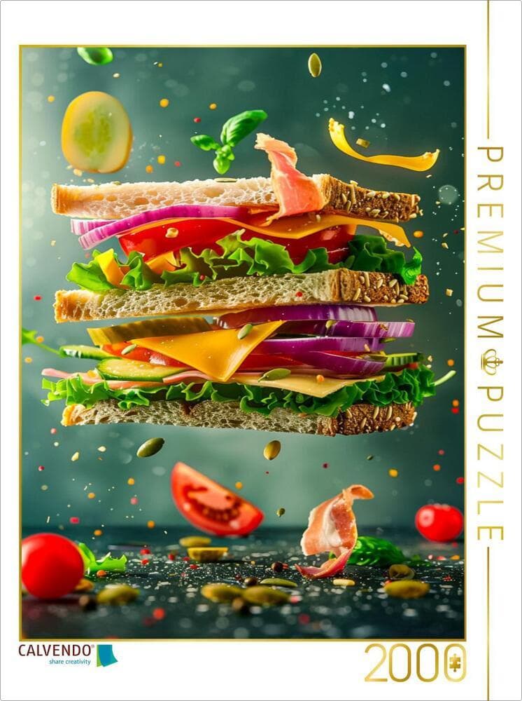 CALVENDO Puzzle Toast | 2000 Teile Lege-Größe 90x67cm Foto-Puzzle für glückliche Stunden