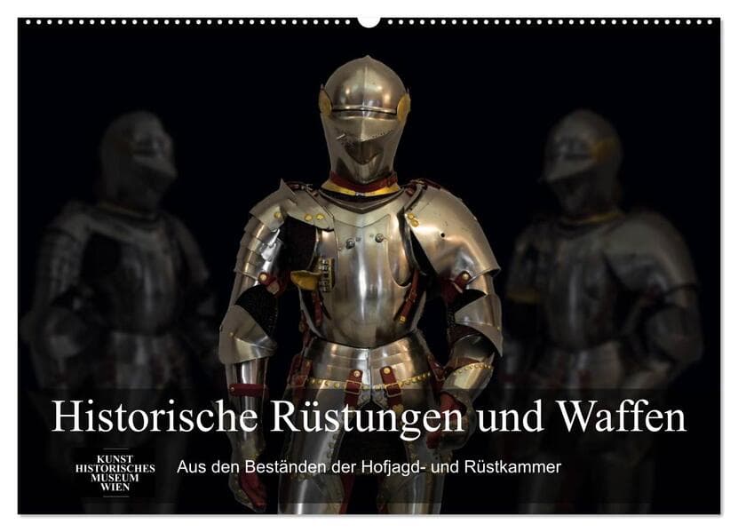 Historische Rüstungen und Waffen (Wandkalender 2025 DIN A2 quer), CALVENDO Monatskalender