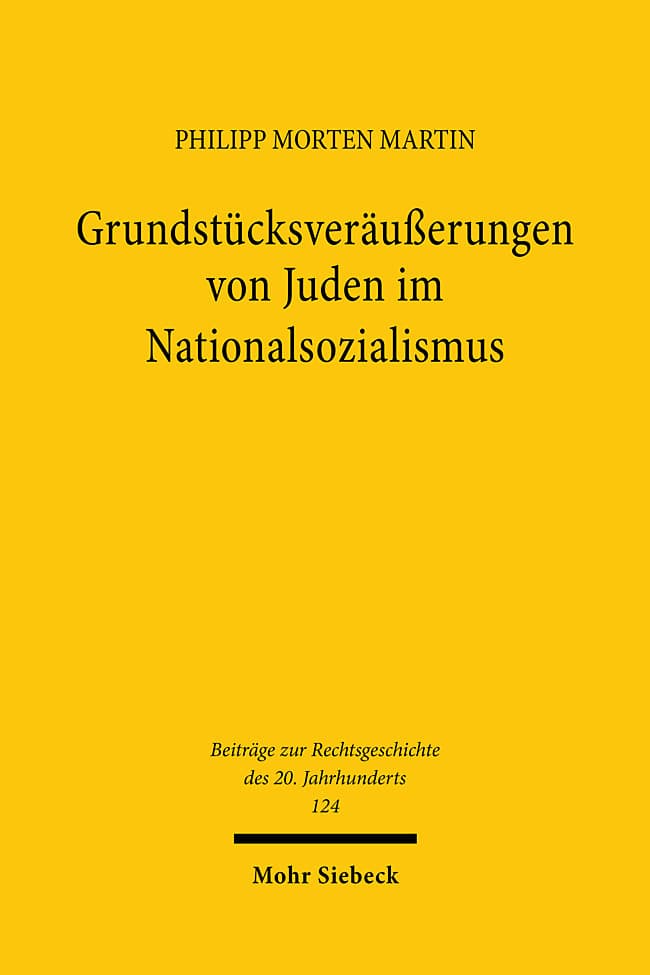 Grundstücksveräußerungen von Juden im Nationalsozialismus