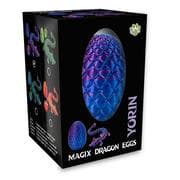 Drachenei  MagiX Dragon Egg YORIN , lila, Drachen 22,5 cm & Ei 8 cm