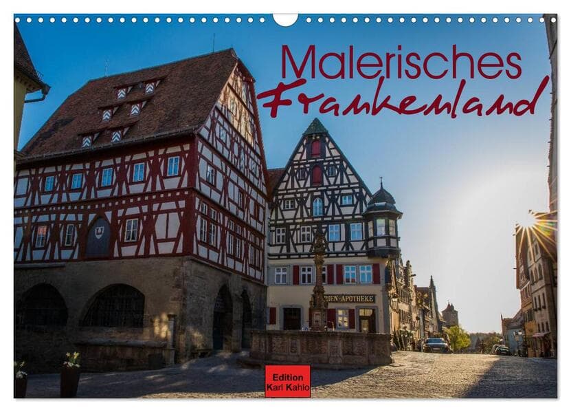 Malerisches Frankenland (Wandkalender 2025 DIN A3 quer), CALVENDO Monatskalender