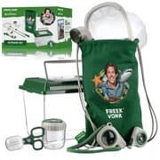 Freek Vonk 9820408 - BRESSER Outdoor-Set mit Terrarium, Insekten-Fangnetz, Periskop, Sammelwerkzeug,