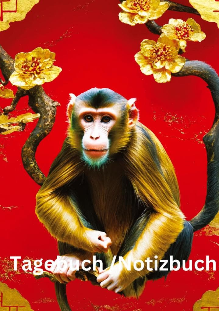 Tagebuch / Notizbuch Chinesische Tierkreis Affe