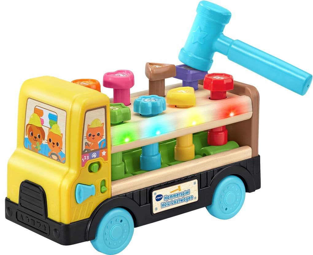 Hammerspiel Holz-Lastwagen