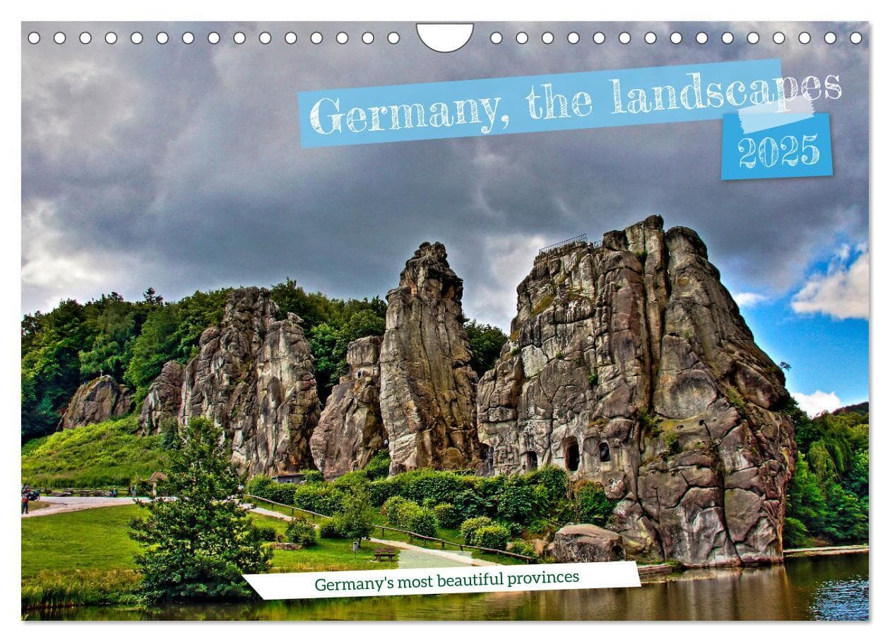 Germany, the landscapes (Wall Calendar 2025 DIN A4 landscape), CALVENDO 12 Month Wall Calendar