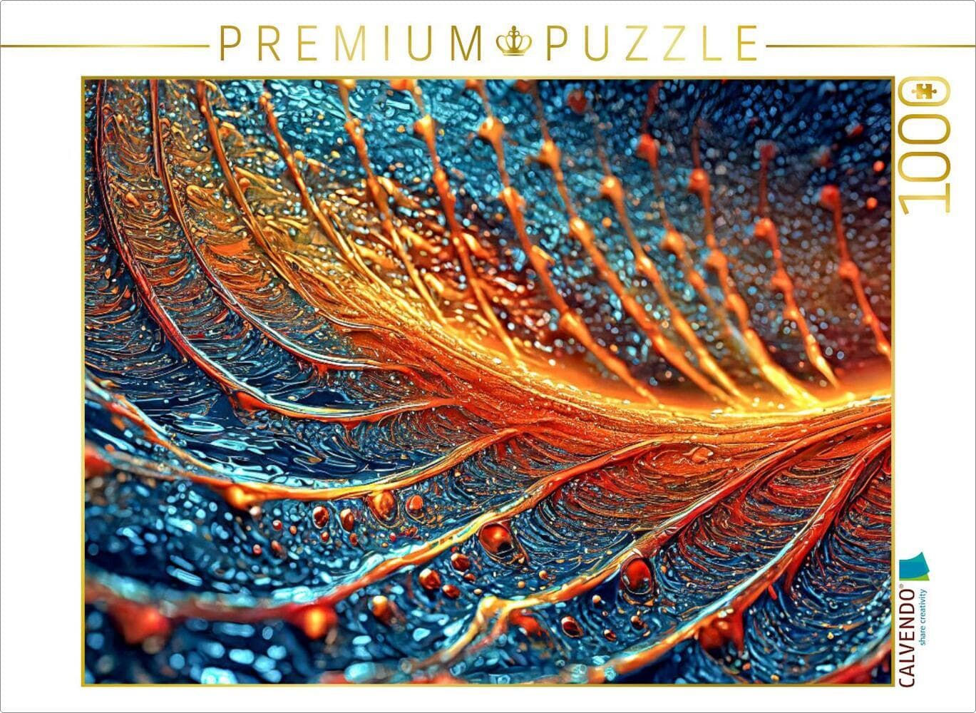 CALVENDO Puzzle Stiel und Adern | 1000 Teile Lege-Größe 64x48cm Foto-Puzzle für glückliche Stunden