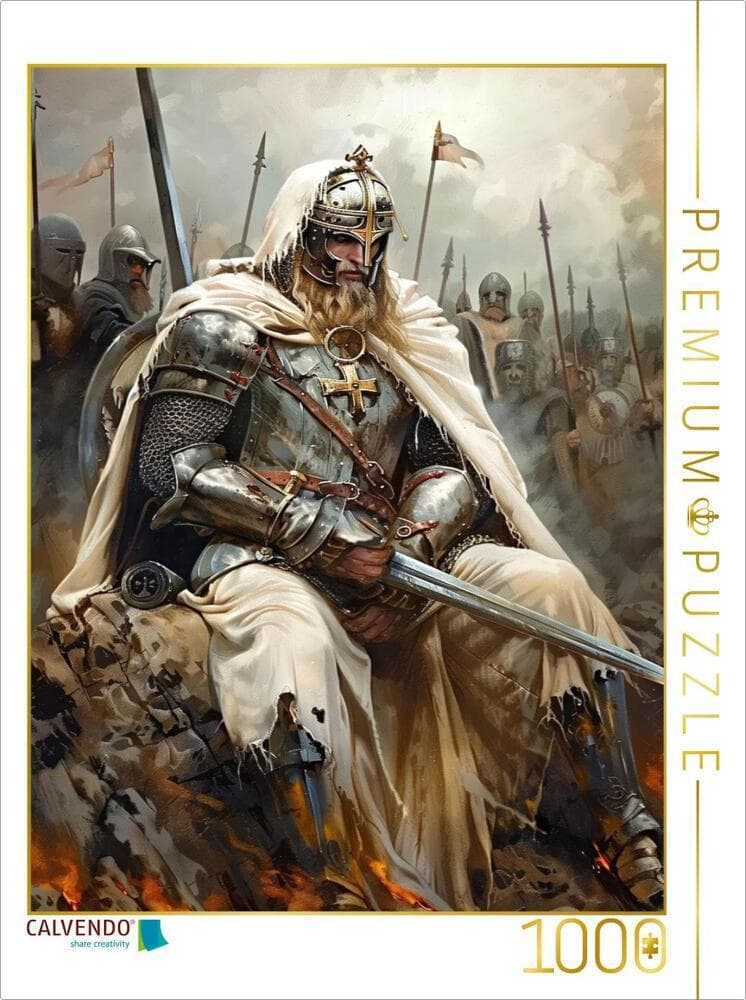 CALVENDO Puzzle Lancelot auf dem Schlachtfeld | 1000 Teile Lege-Größe 64x48cm Foto-Puzzle für glückl