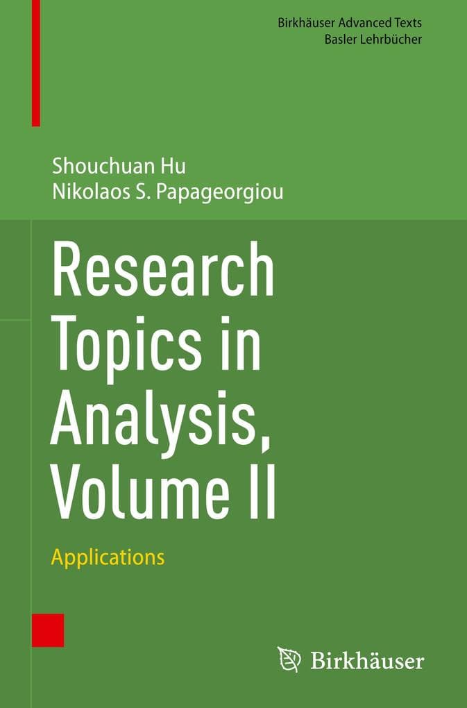 Research Topics in Analysis, Volume II