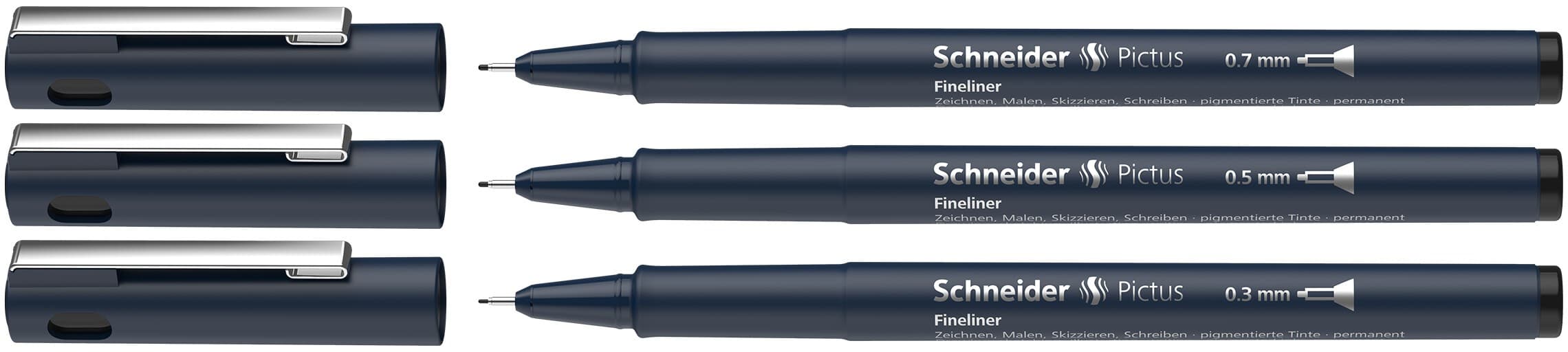Schneider Fineliner Pictus, 3er Set