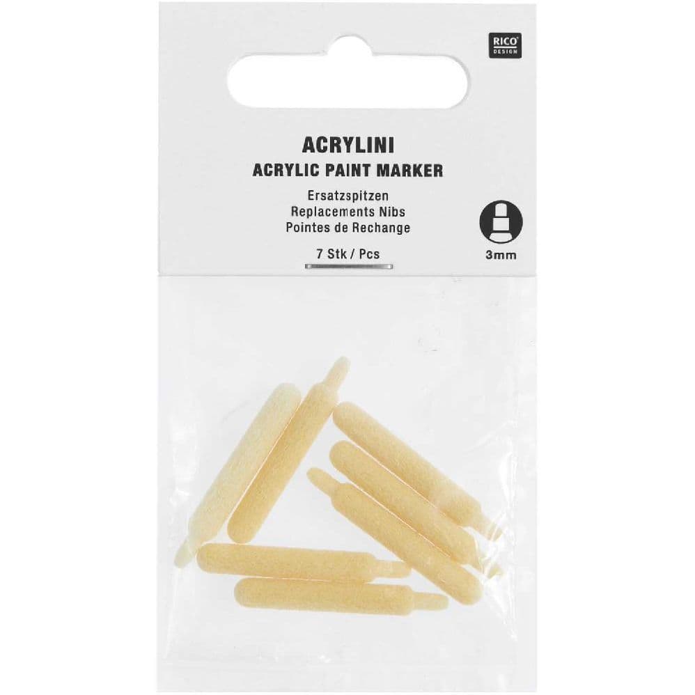 Ersatzspitzen Acrylini Marker, 3 mm, 7 Stk