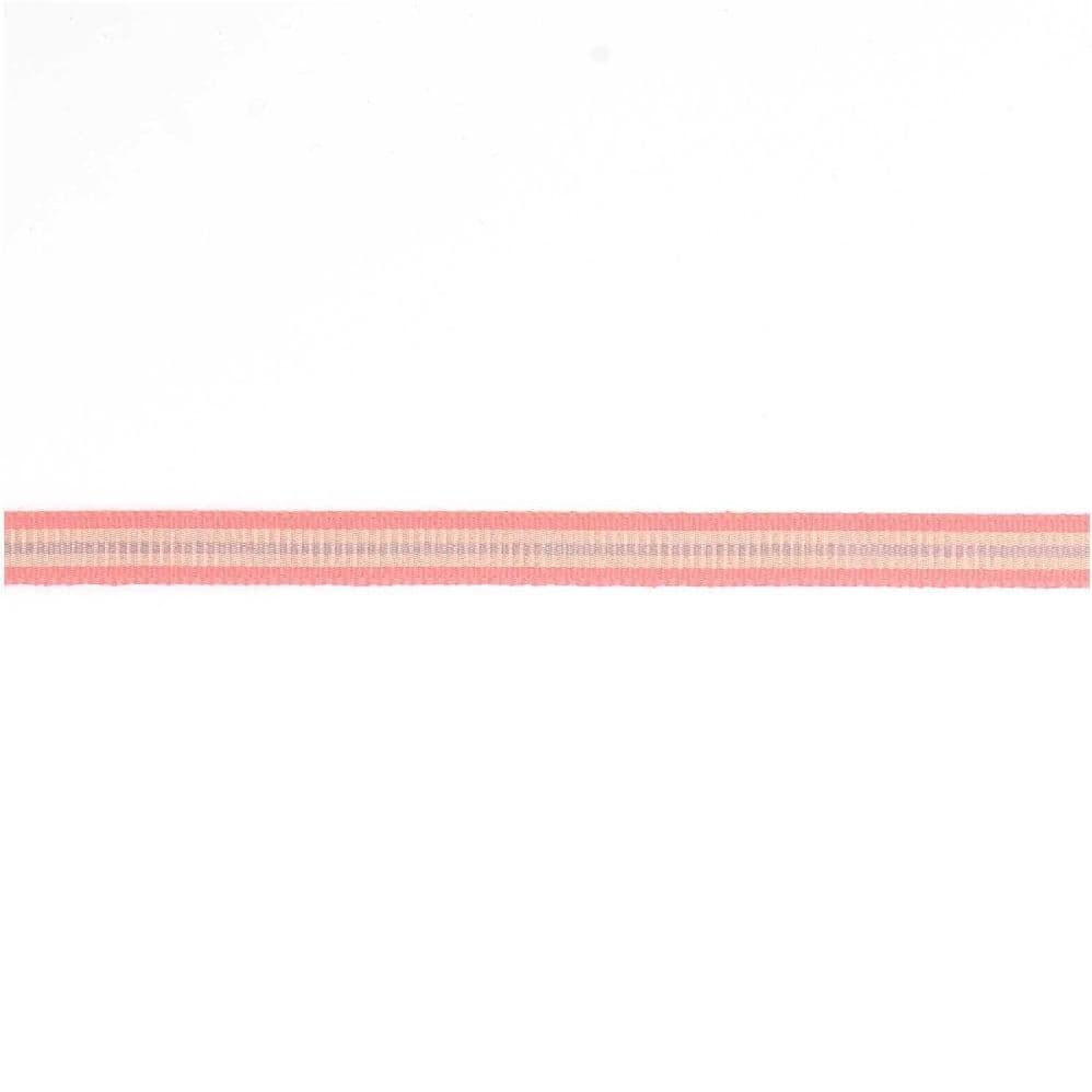 Webband Multi Streifen, Neon Pink/Gelb/Grau