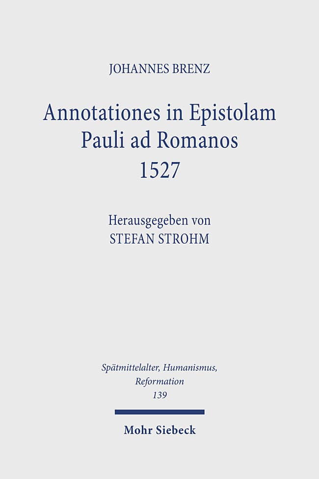 Annotationes in Epistolam Pauli ad Romanos 1527