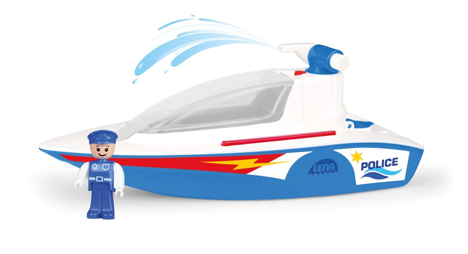 Lena - Boazz Polizeiboot, Schaukarton