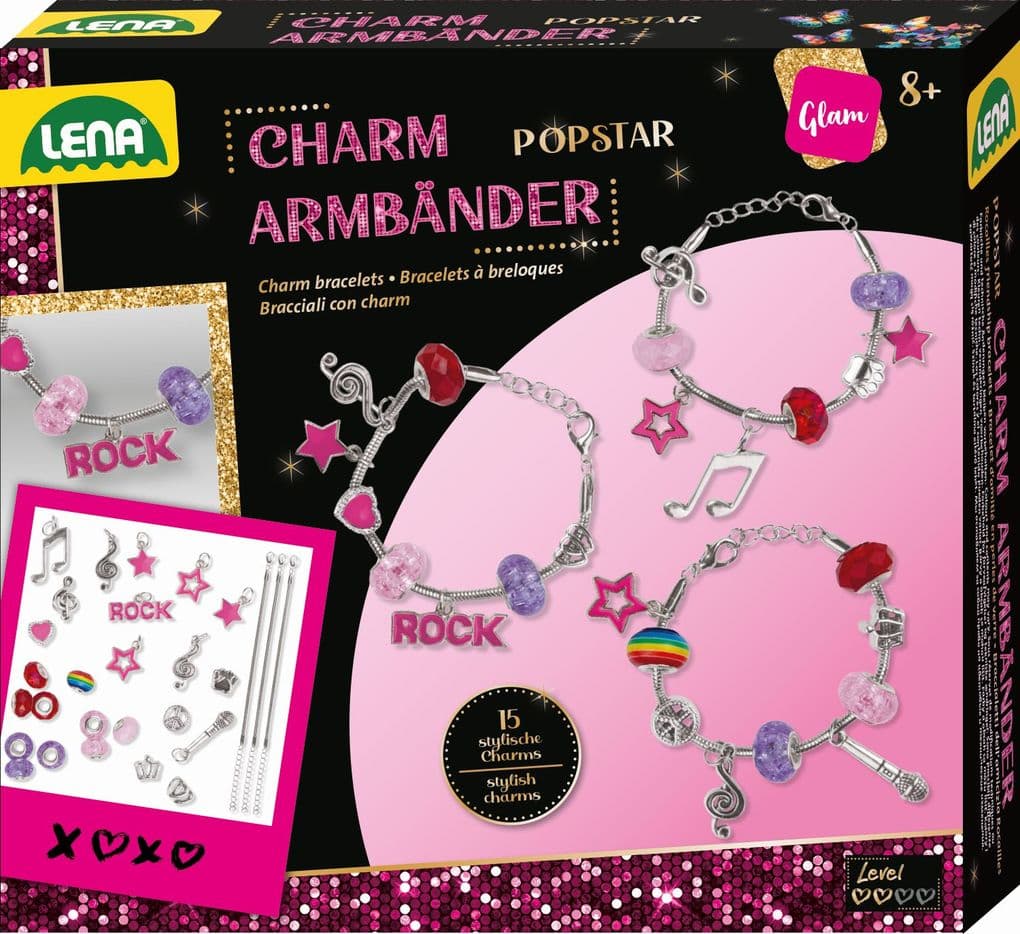 Lena - Charm Armbänder Popstar, Faltschachtel