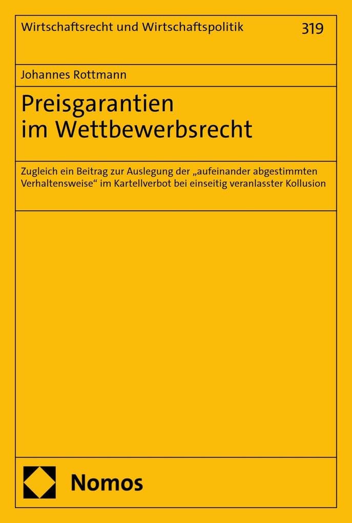 Preisgarantien im Wettbewerbsrecht