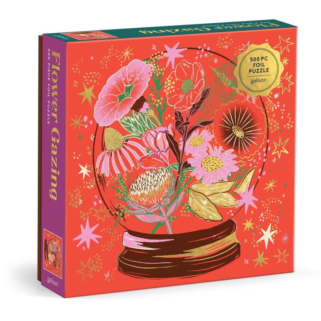 Flower Gazing. 500 Piece Foil Puzzle