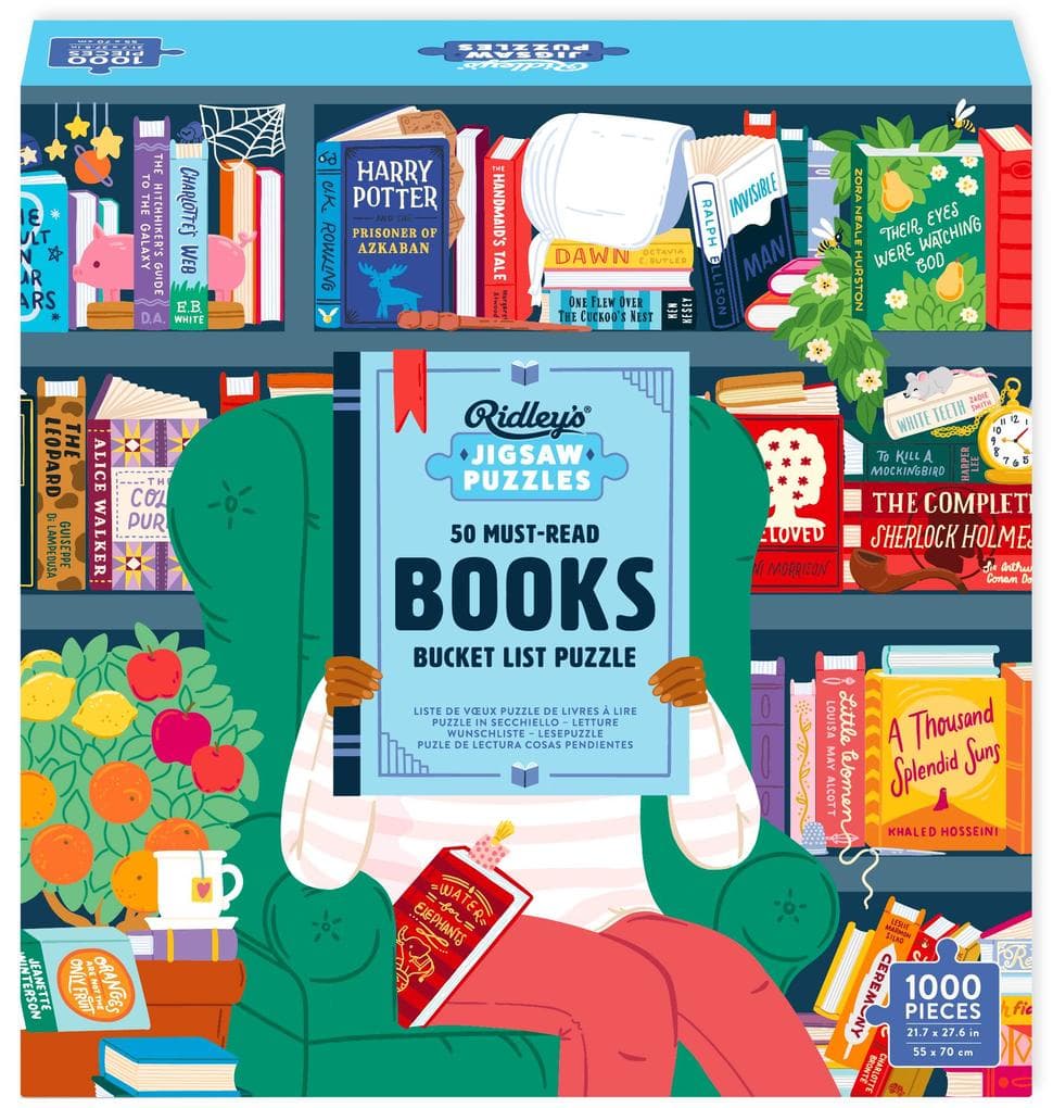 Puzzle "50 Must-Read Books of the World"