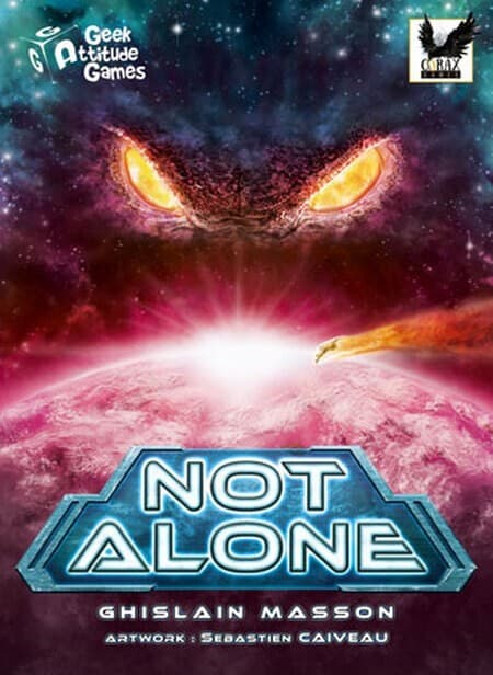 Corax Games 1018840 - Not Alone, Grundspiel - deutsche Version, Psycho-Deduktions-Taktik-Kartenspiel, Kennerspiel