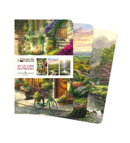 Thomas Kinkade Set of 3 Mini Notebooks