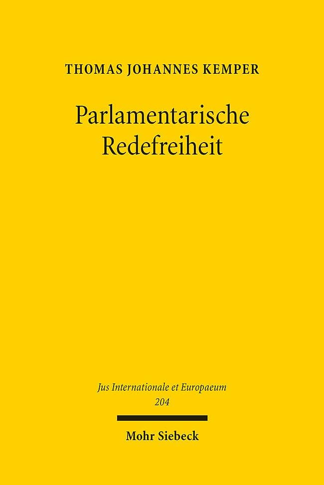 Parlamentarische Redefreiheit