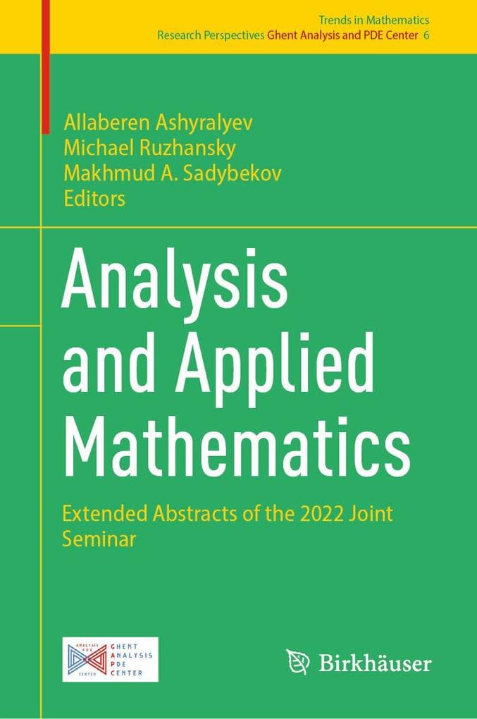 Analysis and Applied Mathematics
